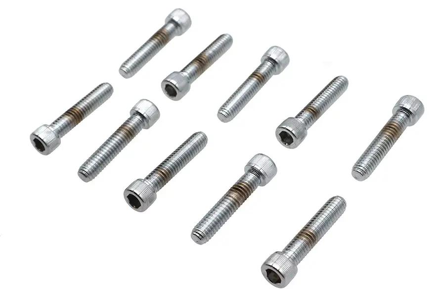 Colony SHC-971 Allen Socket Cap Bolt 5/16 inch x 1-1/2 inch with Knurled Chrome Finish by Colony