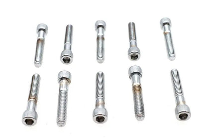 Colony SHC-972 Allen Socket Cap Bolt, 5/16-18 x 1-3/4 inch, Knurled Chrome Finish by Colony