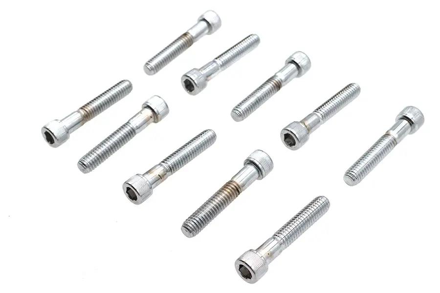 Colony SHC-972 Allen Socket Cap Bolt, 5/16-18 x 1-3/4 inch, Knurled Chrome Finish by Colony