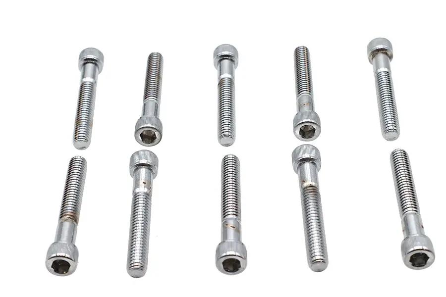 Colony SHC-973 Allen Socket Cap Bolt, 5/16-18 Inch Coarse Thread, 2 Inch Length, Chrome Finish by Colony