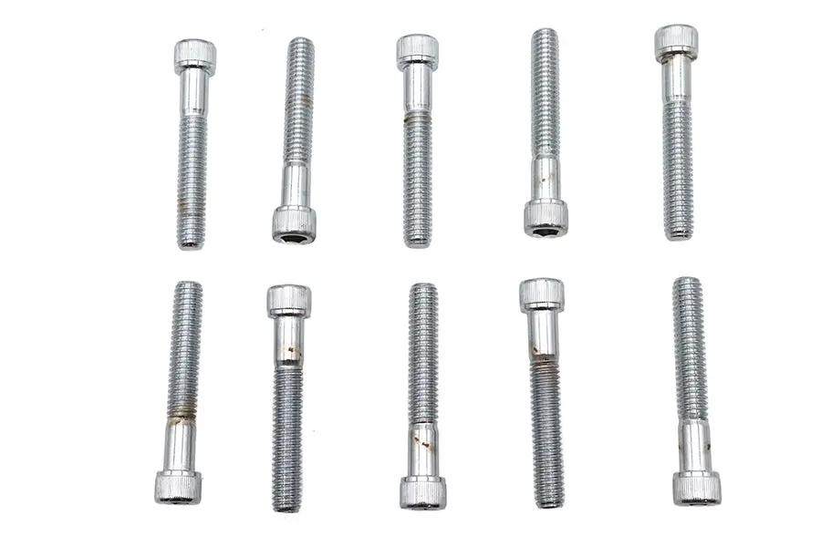 Colony SHC-973 Allen Socket Cap Bolt, 5/16-18 Inch Coarse Thread, 2 Inch Length, Chrome Finish by Colony