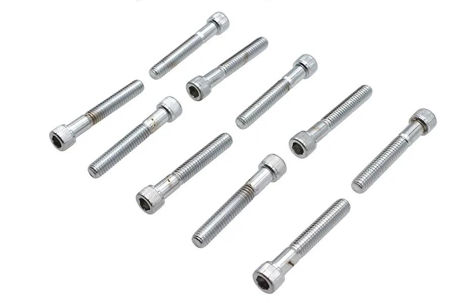 Colony SHC-973 Allen Socket Cap Bolt, 5/16-18 Inch Coarse Thread, 2 Inch Length, Chrome Finish by Colony