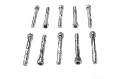 Colony SHC-974 Allen Socket Cap Bolt - 5/16-18 Inch x 2-1/4 Inch, Knurled Chrome Finish by Colony