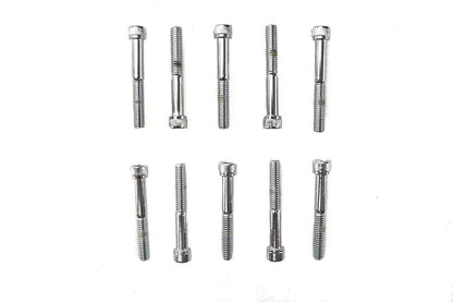 Colony SHC-974 Allen Socket Cap Bolt - 5/16-18 Inch x 2-1/4 Inch, Knurled Chrome Finish by Colony