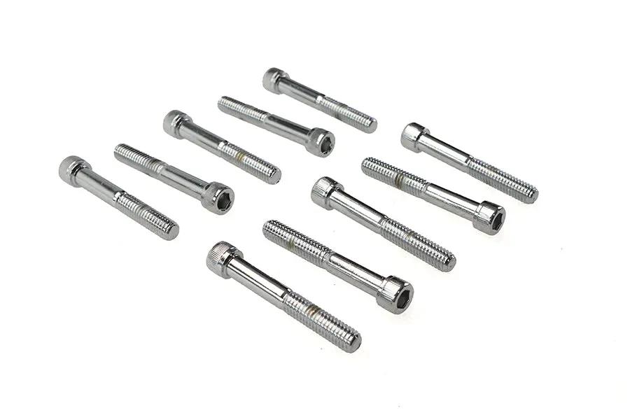 Colony SHC-974 Allen Socket Cap Bolt - 5/16-18 Inch x 2-1/4 Inch, Knurled Chrome Finish by Colony