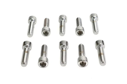 Colony SHC-983 Allen Socket Cap Bolt, 3/8 inch x 1-1/4 inch, Knurled Chrome Finish by Colony