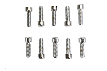 Colony SHC-983 Allen Socket Cap Bolt, 3/8 inch x 1-1/4 inch, Knurled Chrome Finish by Colony
