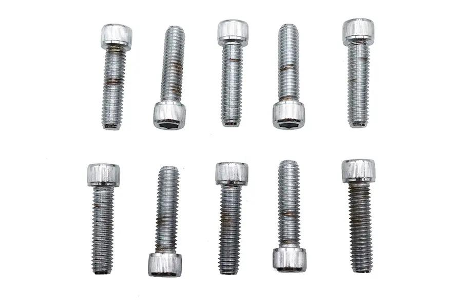 Colony SHC-984 Allen Socket Cap Bolt, 3/8 inch x 1-1/2 inch, Knurled Chrome Finish by Colony