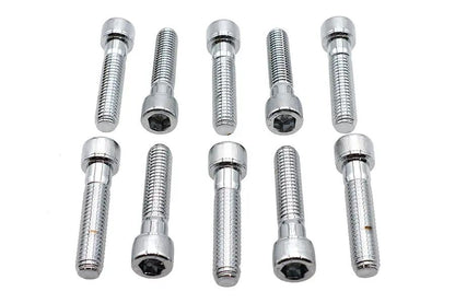 Colony SHC-985 Allen Socket Cap Bolt, 3/8 inch x 1-3/4 inch, Knurled Chrome Finish by Colony