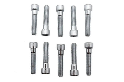 Colony SHC-985 Allen Socket Cap Bolt, 3/8 inch x 1-3/4 inch, Knurled Chrome Finish by Colony