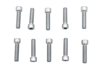 Colony SHC-910 Allen Socket Cap Bolt, 1/4 inch x 1 inch, Knurled Chrome Finish by Colony