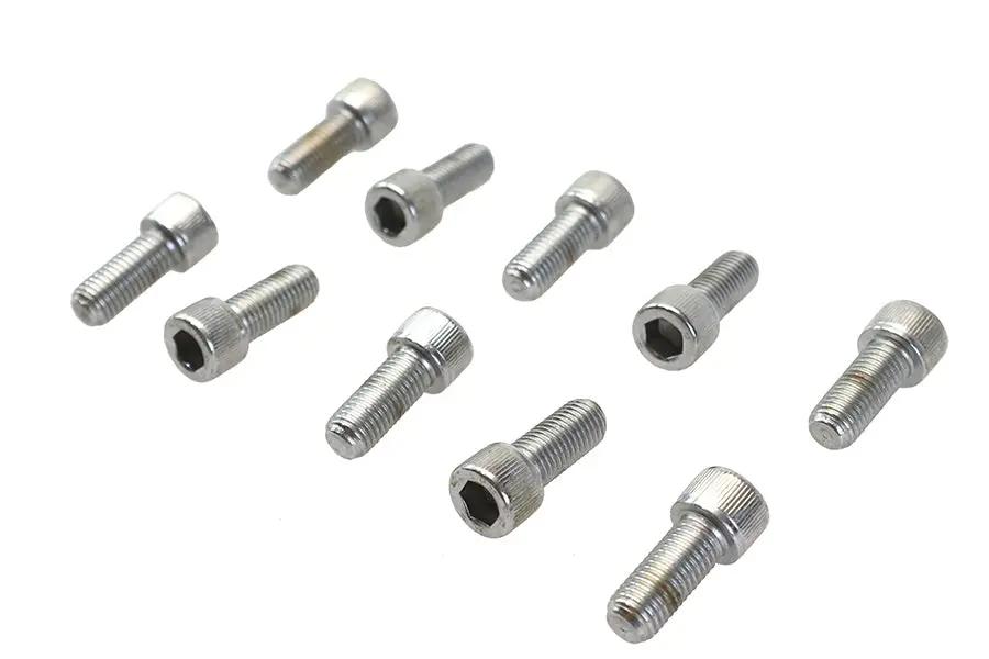 Colony SHC-917 Allen Socket Cap Bolt, 5/16 inch x 3/4 inch, Knurled Chrome Finish by Colony
