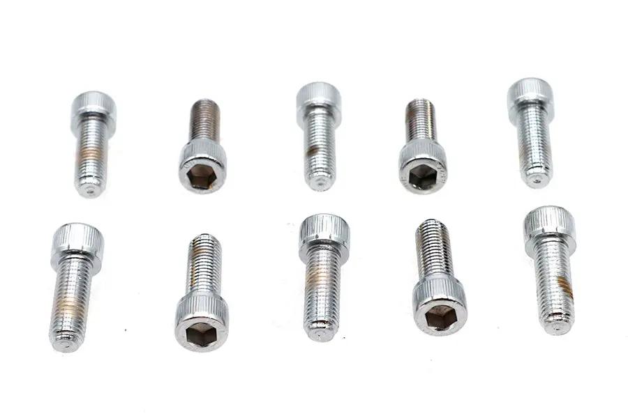 Colony SHC-918 Allen Socket Cap Bolt, 5/16 inch x 7/8 inch, Knurled Chrome Finish by Colony