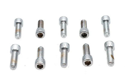 Colony SHC-918 Allen Socket Cap Bolt, 5/16 inch x 7/8 inch, Knurled Chrome Finish by Colony