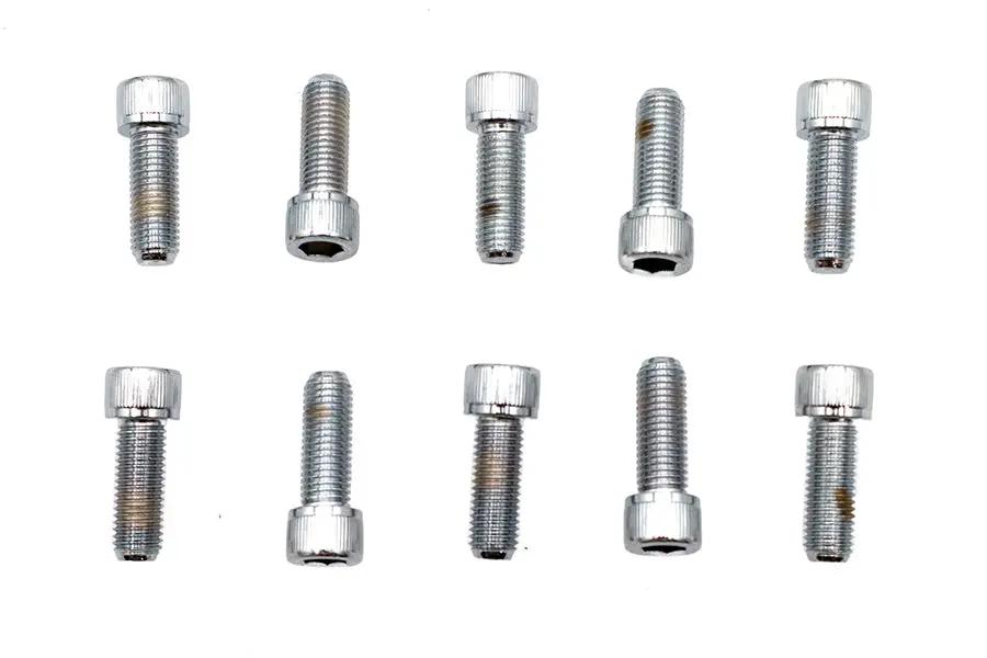 Colony SHC-918 Allen Socket Cap Bolt, 5/16 inch x 7/8 inch, Knurled Chrome Finish by Colony