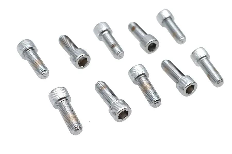 Colony SHC-918 Allen Socket Cap Bolt, 5/16 inch x 7/8 inch, Knurled Chrome Finish by Colony
