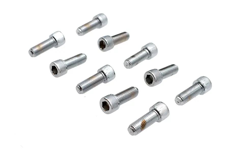 Colony SHC-918 Allen Socket Cap Bolt, 5/16 inch x 7/8 inch, Knurled Chrome Finish by Colony