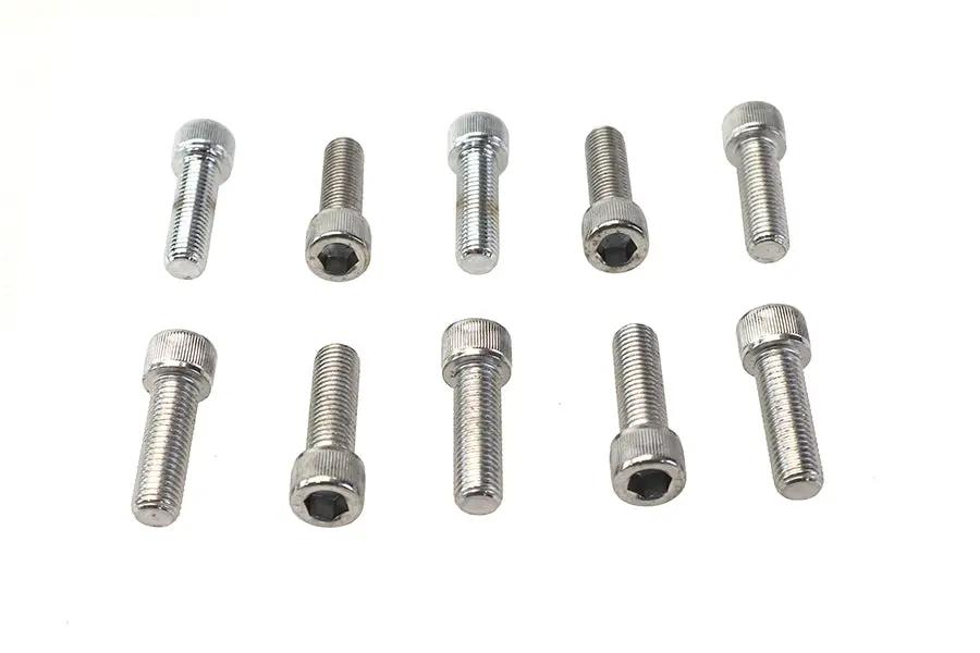 Colony SHC-919 Allen Socket Cap Bolt, 5/16 inch x 1 inch, Knurled Chrome Finish by Colony