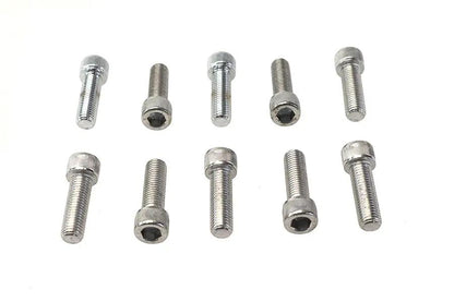 Colony SHC-919 Allen Socket Cap Bolt, 5/16 inch x 1 inch, Knurled Chrome Finish by Colony