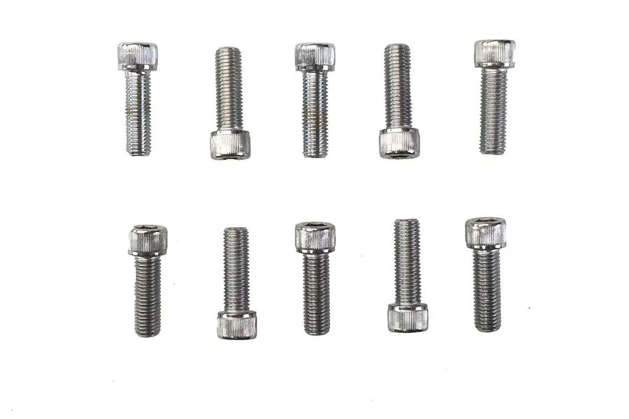 Colony SHC-919 Allen Socket Cap Bolt, 5/16 inch x 1 inch, Knurled Chrome Finish by Colony