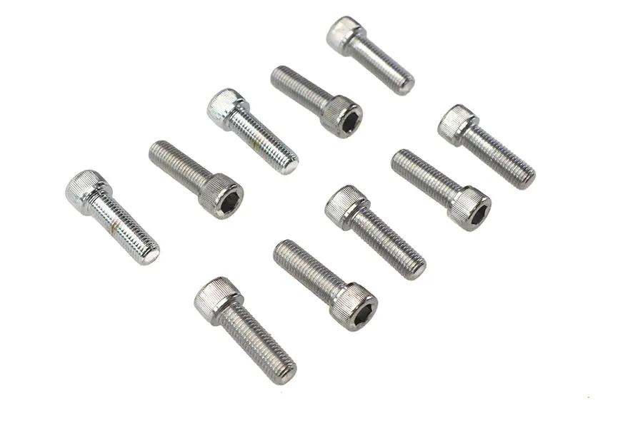 Colony SHC-919 Allen Socket Cap Bolt, 5/16 inch x 1 inch, Knurled Chrome Finish by Colony