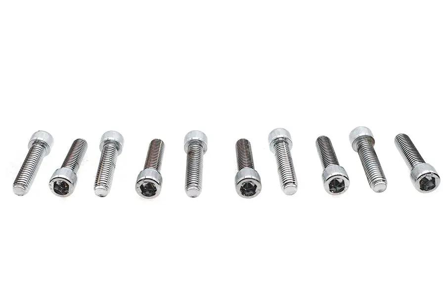 Colony SHC-932 Allen Socket Cap Bolt, 3/8 inch x 1-1/2 inch, Knurled Chrome Finish by Colony