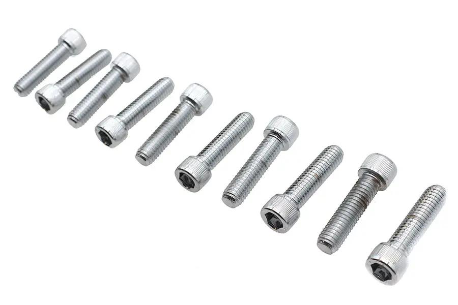 Colony SHC-932 Allen Socket Cap Bolt, 3/8 inch x 1-1/2 inch, Knurled Chrome Finish by Colony