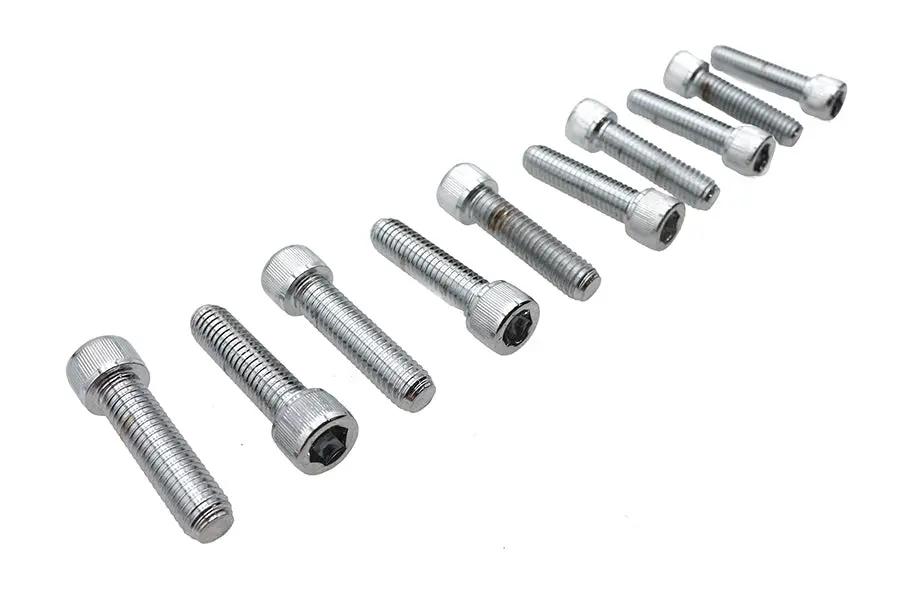 Colony SHC-932 Allen Socket Cap Bolt, 3/8 inch x 1-1/2 inch, Knurled Chrome Finish by Colony