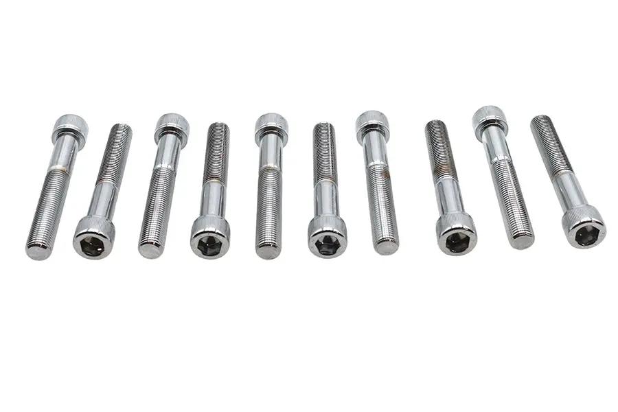 Colony SHC-936 Allen Socket Cap Bolt, 3/8 inch x 2-1/2 inch, Knurled Chrome Finish by Colony