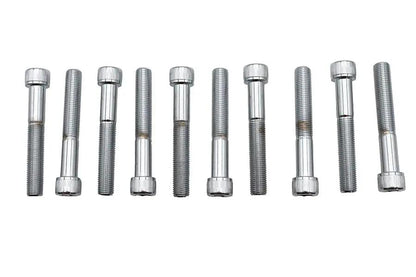 Colony SHC-936 Allen Socket Cap Bolt, 3/8 inch x 2-1/2 inch, Knurled Chrome Finish by Colony