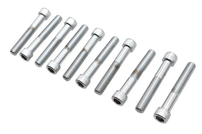 Colony SHC-936 Allen Socket Cap Bolt, 3/8 inch x 2-1/2 inch, Knurled Chrome Finish by Colony