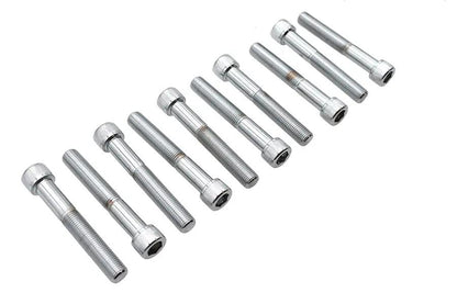Colony SHC-936 Allen Socket Cap Bolt, 3/8 inch x 2-1/2 inch, Knurled Chrome Finish by Colony