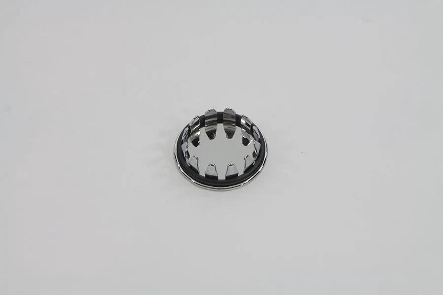 V-Twin Primary Cover Hole Plug Chrome for Harley Davidson FL Models (Part #63261A) by V-Twin