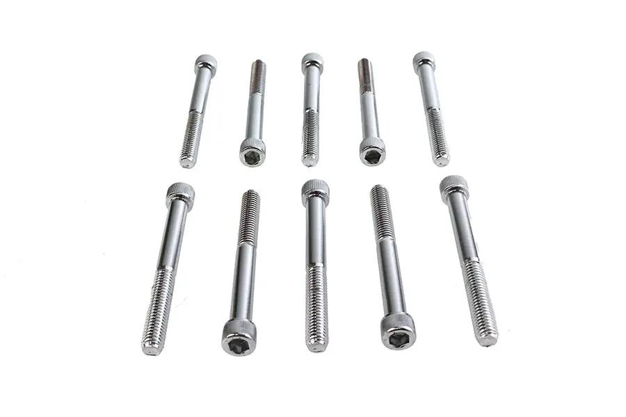 Gardner-Westcott Allen Socket Cap Bolt 3/8 Inch x 3-1/2 Inch with Knurled Chrome Finish - Part Number 12352 by Gardner-Westcott