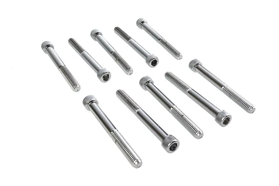 Gardner-Westcott Allen Socket Cap Bolt 3/8 Inch x 3-1/2 Inch with Knurled Chrome Finish - Part Number 12352 by Gardner-Westcott