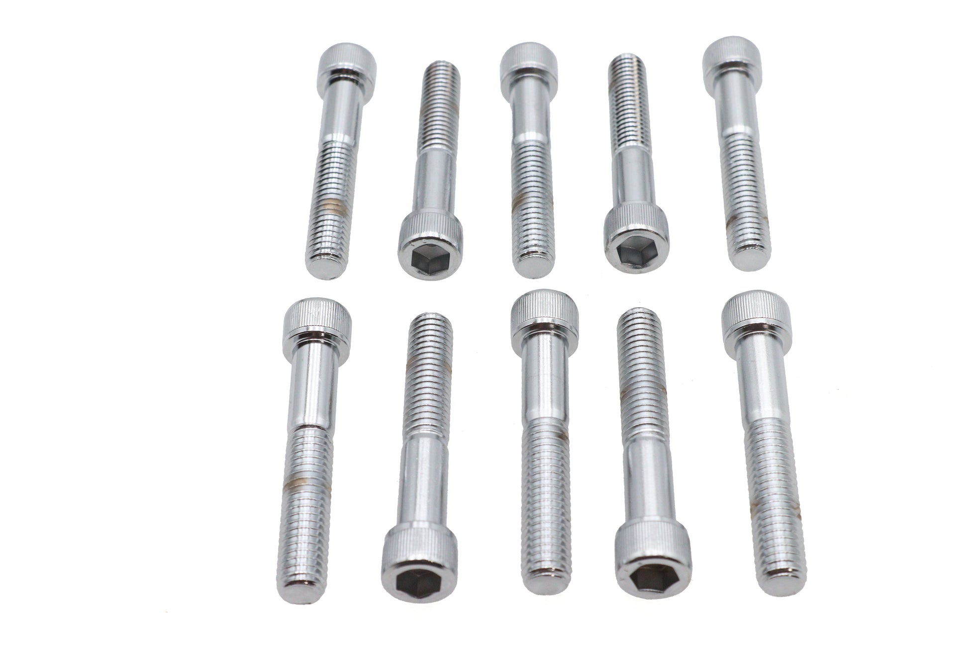 V-Twin Allen Socket Cap Bolt 3/8 inch-16 x 2-1/4 inch with Chrome Finish