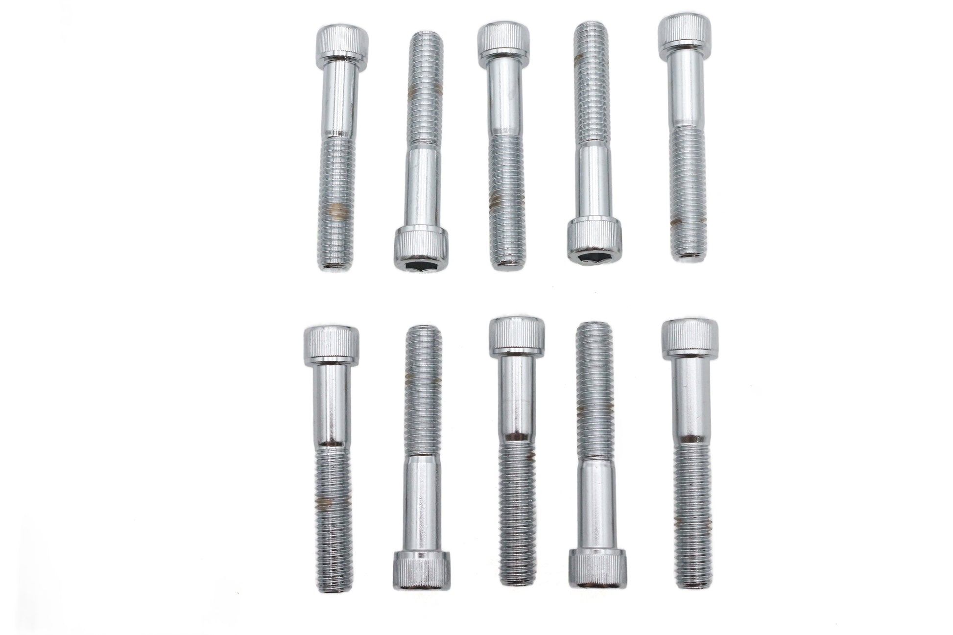 V-Twin Allen Socket Cap Bolt 3/8 inch-16 x 2-1/4 inch with Chrome Finish