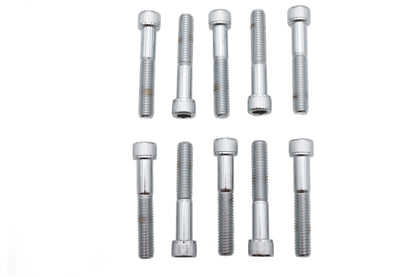 V-Twin Allen Socket Cap Bolt 3/8 inch-16 x 2-1/4 inch with Chrome Finish