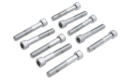 V-Twin Allen Socket Cap Bolt 3/8 inch-16 x 2-1/4 inch with Chrome Finish