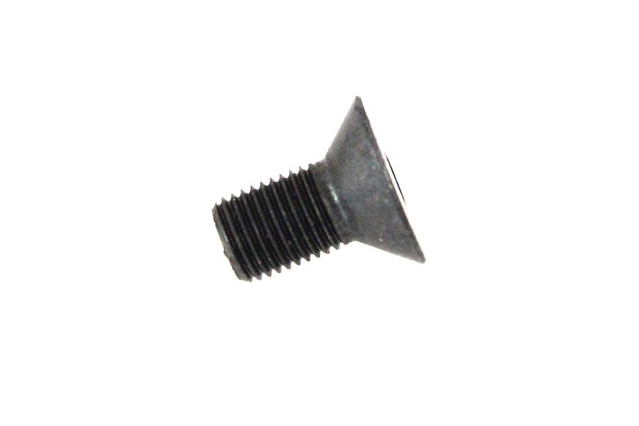 V-Twin Black Hex Flat Cap Screw 3/8 inch-24 x 3/4 inch, Part Number 75458257