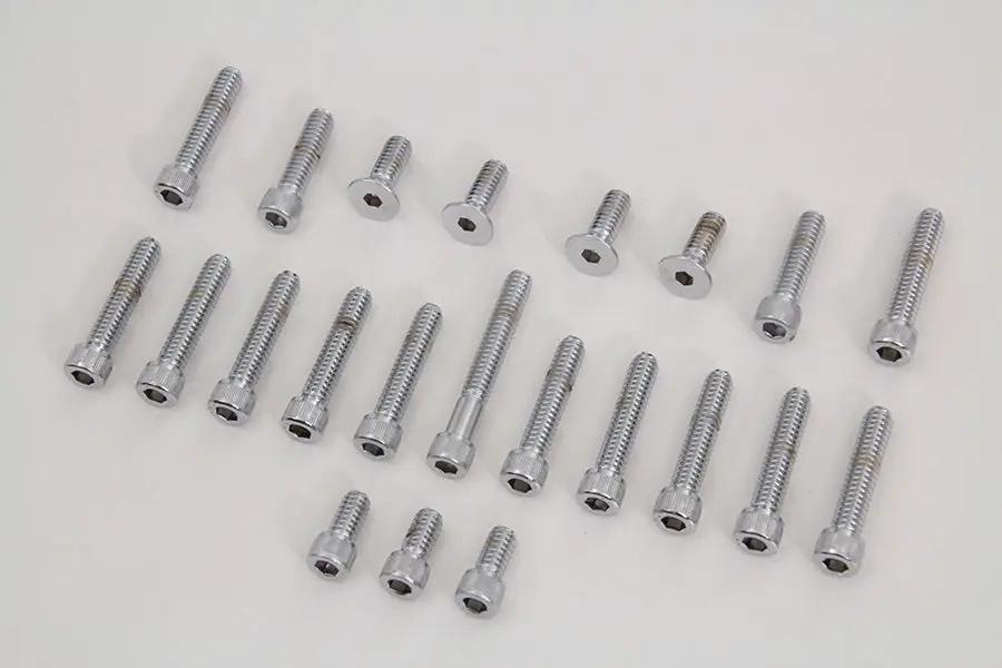 Gardner-Westcott C-10-25-01 Cam and Primary Cover Dress-Up Chrome Screw Kit for Harley Davidson FL Models by Gardner-Westcott