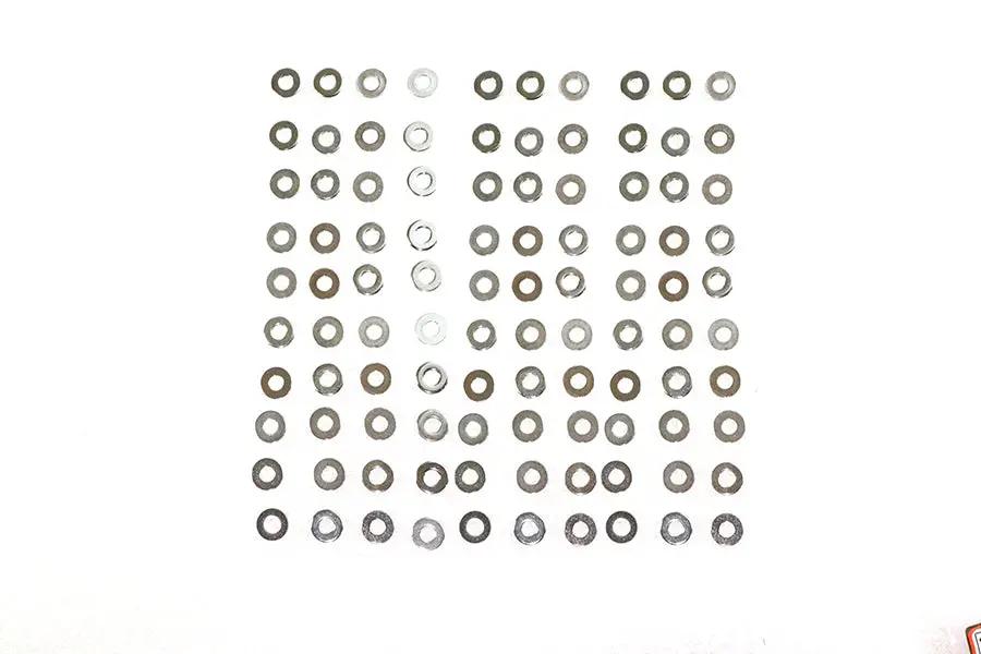 Gardner-Westcott Chrome Flat Washers 1/4 inch Inner Diameter - Extra Thick, Tighter Fit by Gardner-Westcott