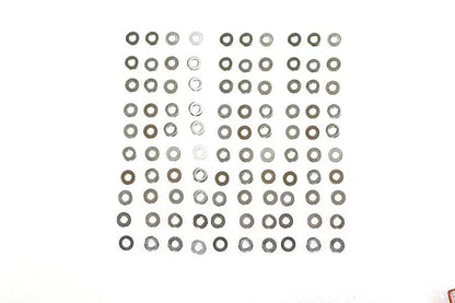 Gardner-Westcott Chrome Flat Washers 1/4 inch Inner Diameter - Extra Thick, Tighter Fit by Gardner-Westcott