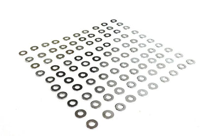 Gardner-Westcott Chrome Flat Washers 1/4 inch Inner Diameter - Extra Thick, Tighter Fit by Gardner-Westcott