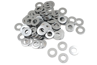 Gardner-Westcott Chrome Flat Washers 3/8 inch Inner Diameter, Pack of 100 by Gardner-Westcott