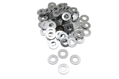Gardner-Westcott Chrome Flat Washer 1/2 inch Inner Diameter, Pack of 100 by Gardner-Westcott