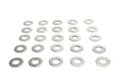 Gardner-Westcott Chrome Flat Washers 1/2 Inch, Extra Thick - Heavy-Duty Steel with Tight Fit by Gardner-Westcott