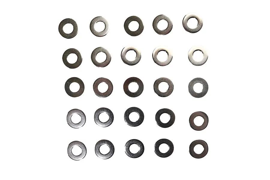 Gardner-Westcott Chrome Flat Washers 1/2 Inch, Extra Thick - Heavy-Duty Steel with Tight Fit by Gardner-Westcott