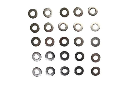 Gardner-Westcott Chrome Flat Washers 1/2 Inch, Extra Thick - Heavy-Duty Steel with Tight Fit by Gardner-Westcott