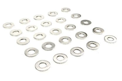 Gardner-Westcott Chrome Flat Washers 1/2 Inch, Extra Thick - Heavy-Duty Steel with Tight Fit by Gardner-Westcott